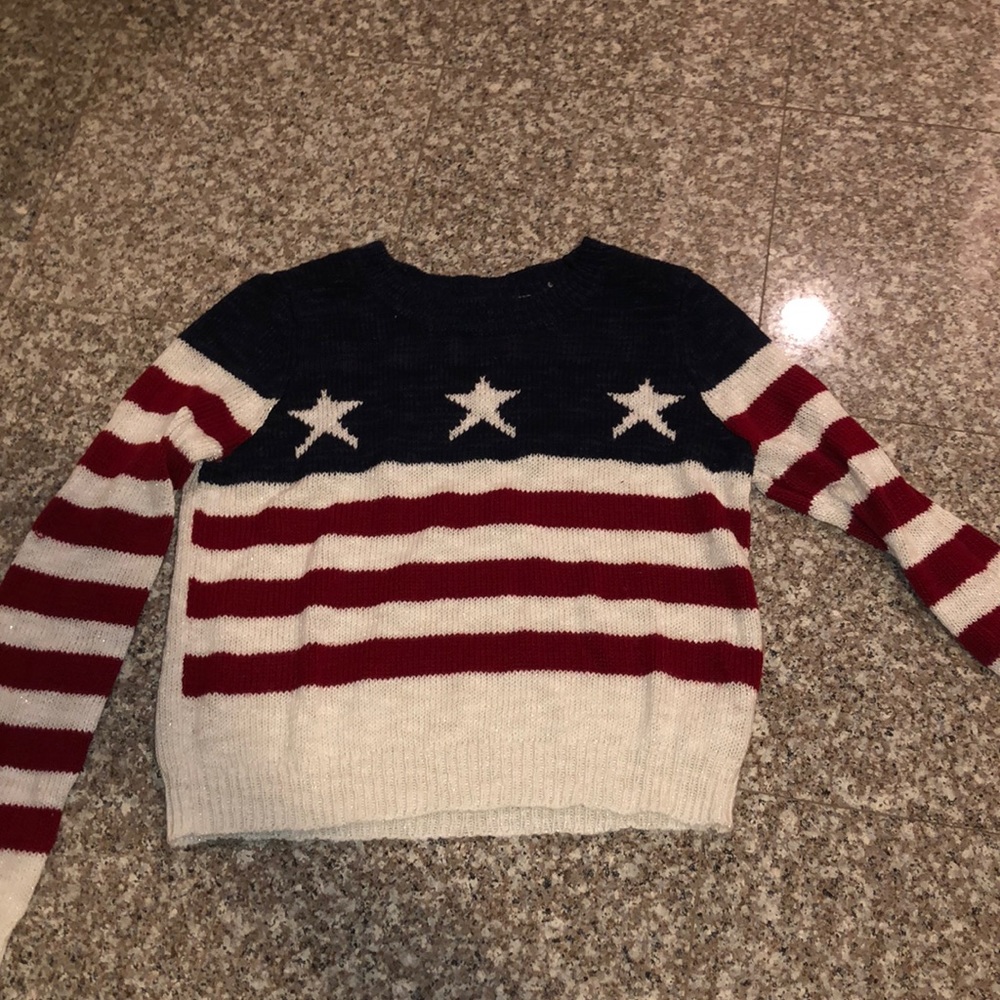 american flag crop top